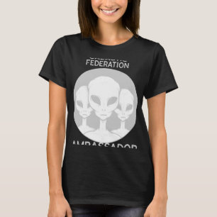 Camiseta Federación Galáctica Embajador Espacio Alien