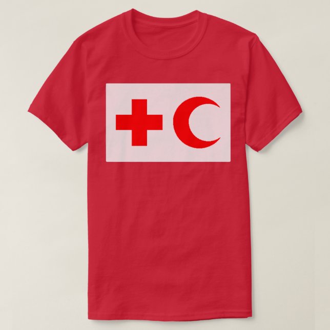 Camiseta Federación Internacional de la Cruz Roja y de la M (Diseño del anverso)