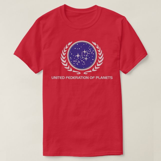 Camiseta Federación Unida del Planeta (Diseño del anverso)