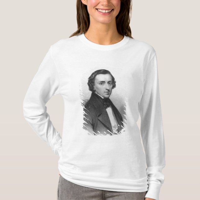 Camiseta Federico Chopin, después de Ary Scheffer (Anverso)