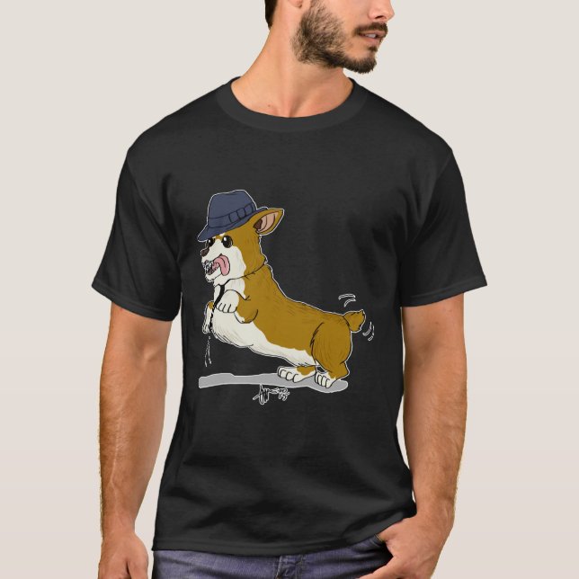 Camiseta Fedora Corgi (Anverso)