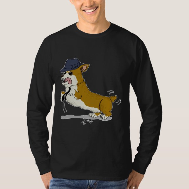 Camiseta Fedora Corgi (Anverso)