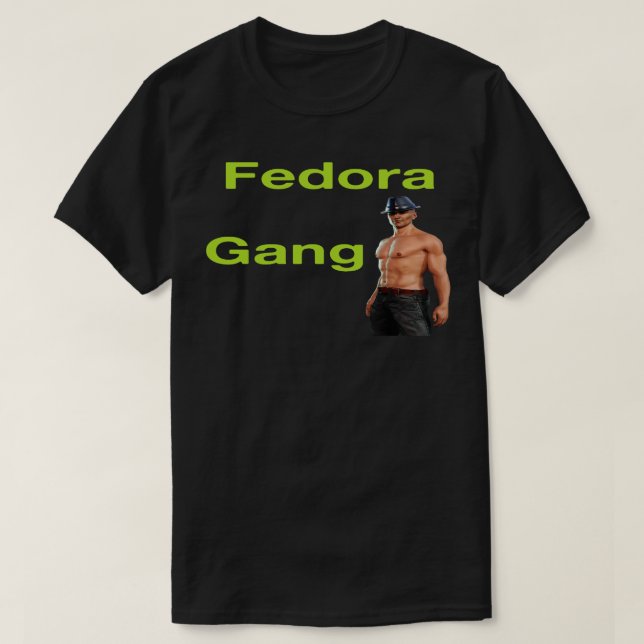 Camiseta Fedora Gang (Diseño del anverso)