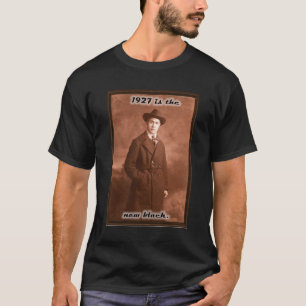 Camiseta FEDORA y CAPA, FOTO 1927 del VINTAGE el NUEVO