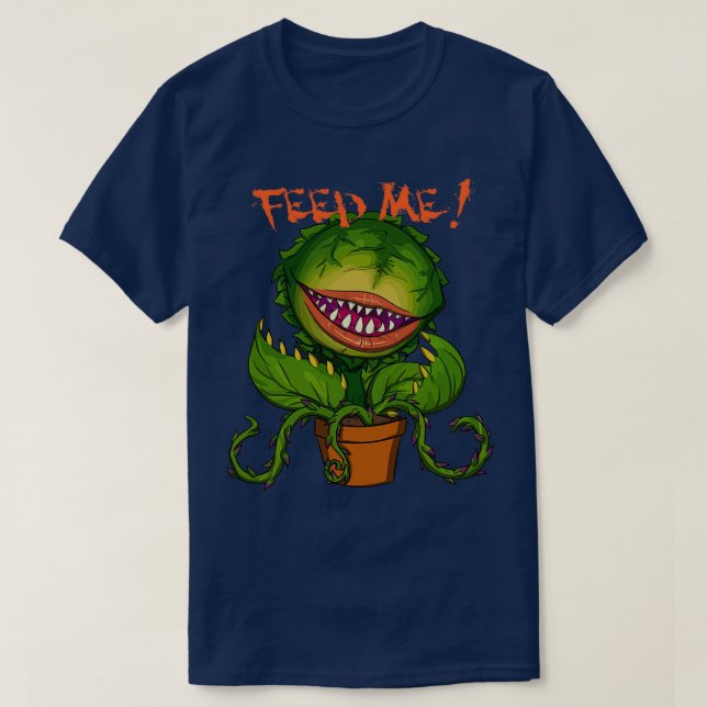 Camiseta Feed me Seymour  (Diseño del anverso)