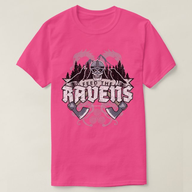 Camiseta Feed the Ravens (Diseño del anverso)