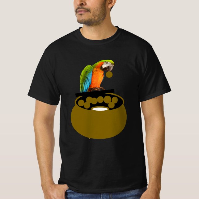 Camiseta feeding parrot (Anverso)