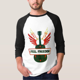 Camiseta Feel Freedom Raglan Tee | Manga de 3/4 para hombre