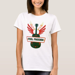 Camiseta Feel Freedom Women's Tee Rel de algodón 100% par