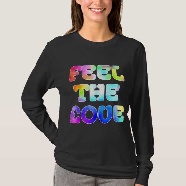 Camiseta Feel The £ove - Psychedelic 01 (Anverso)