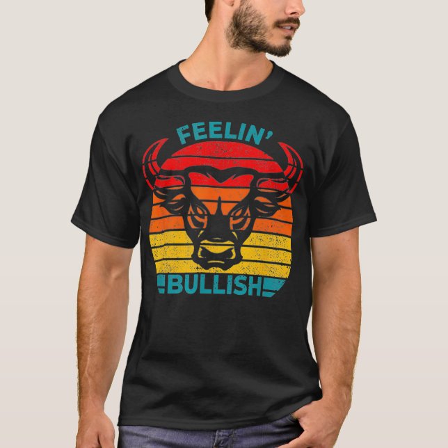 Camiseta Feelin, comerciante del mercado de valores de rega (Anverso)
