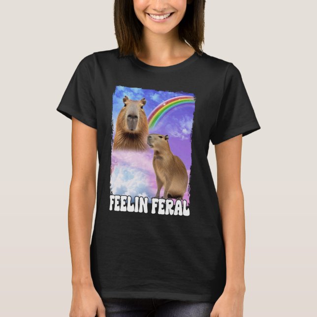 Camiseta Feelin Feral Capybara (Anverso)