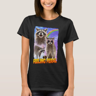 Camiseta Feelin Feral Raccoon