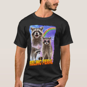 Camiseta Feelin Feral Raccoon