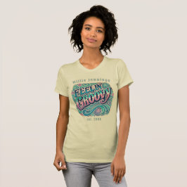 Camiseta Feelin' Groovy Retro 70 Psicodélico Vintage