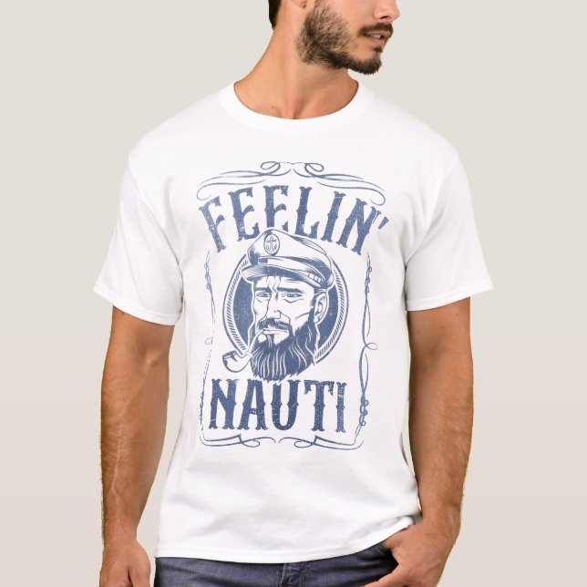 Camiseta Feelin Nauti para hombres (Anverso)