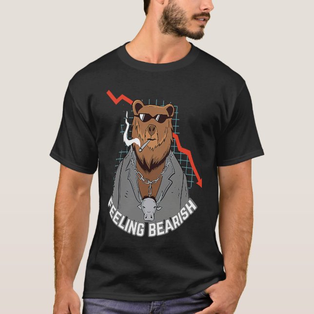 Camiseta Feeling Bearish Crypto Bitcoin Bear BTC Bullrun co (Anverso)