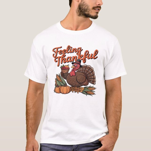 Camiseta Feeling thankful Classic T-Shirt (Anverso)