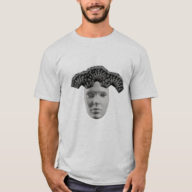 Camiseta Feelings – Dark Aesthetic Mask & Texture Abstract  (Anverso)