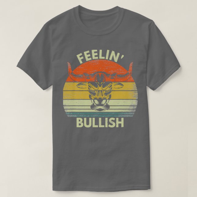 Camiseta Feelinx27 Bullish Stock Market Bull Traders (Diseño del anverso)
