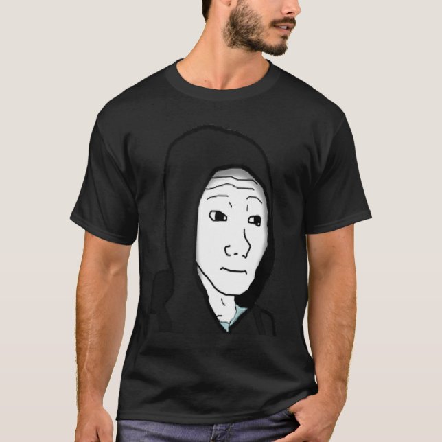 Camiseta Feels Guy Wojak Meme Doomer  1 (Anverso)