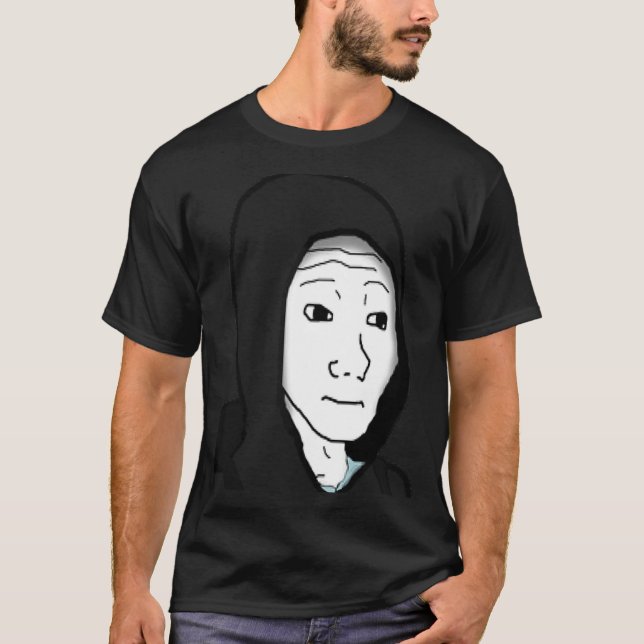 Camiseta Feels Guy Wojak Meme Doomer 1 (Anverso)