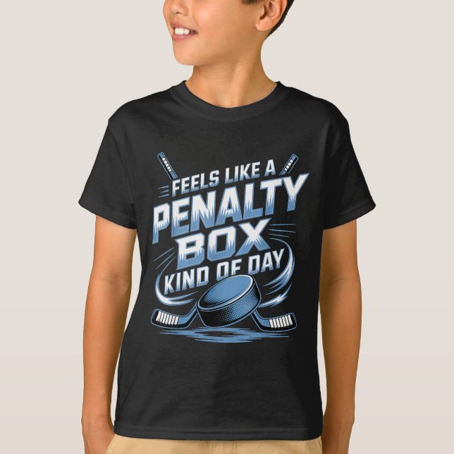 Camiseta Feels Like A Penalty Box Kind Of Day  (Anverso)