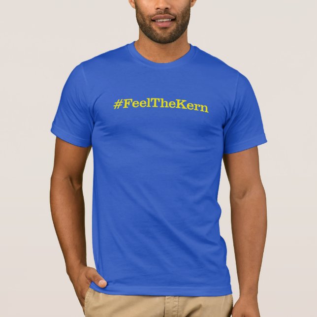 Camiseta #FeelTheKern Clarendon Blue Tee (Unisex) (Anverso)