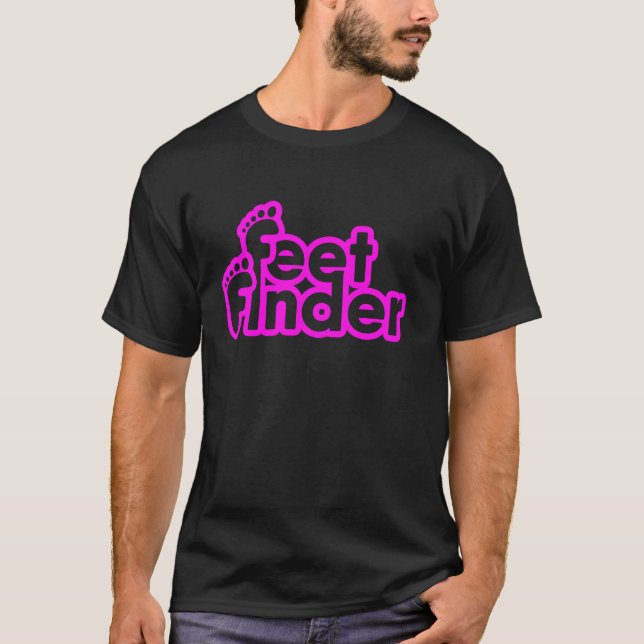Camiseta Feetfinder Funny Para Hombres Mujeres (Anverso)
