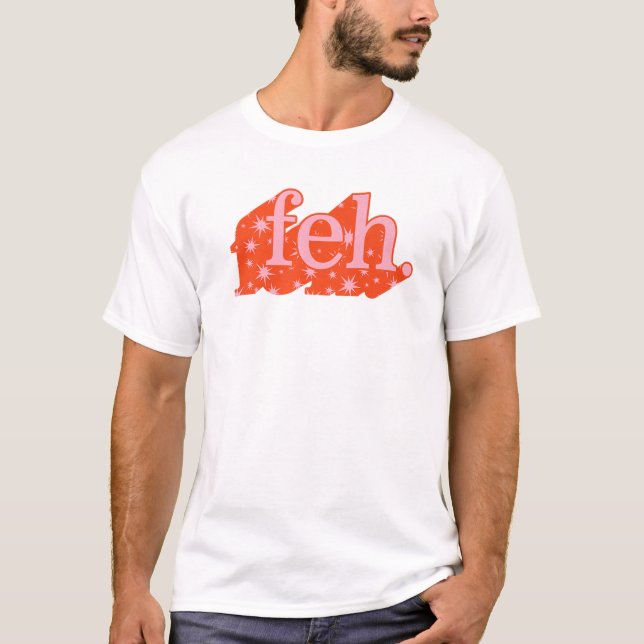Camiseta Feh Yiddish palabra que pesa sobre el sepulcro jud (Anverso)