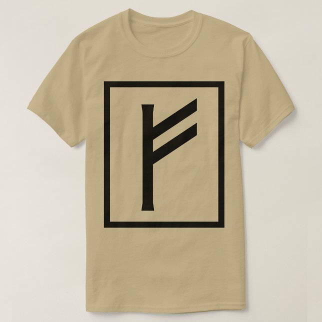 Camiseta Fehu Wealth Norse Rune (Diseño del anverso)