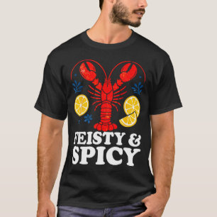 Camiseta Feisty y divertido boil de cangrejos de río picant
