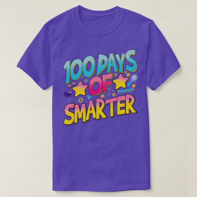 Camiseta Felices 00 días de clases, regalo más inteligente  (Diseño del anverso)