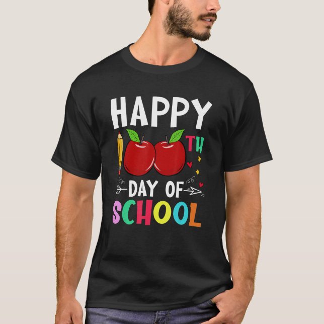 Camiseta Felices 100 días de clase (Anverso)