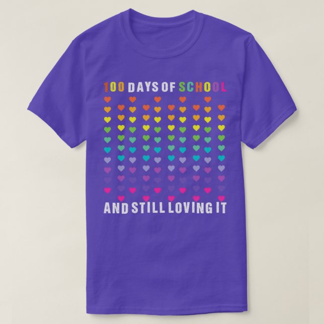 Camiseta Felices 100 días de clases 9 (Diseño del anverso)
