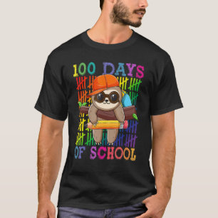 Camiseta Felices 100 días de colegio, eslogan feliz 100º D