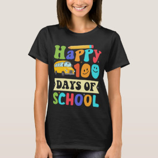 Camiseta felices 100 días de escuela 100 días cargando 100 