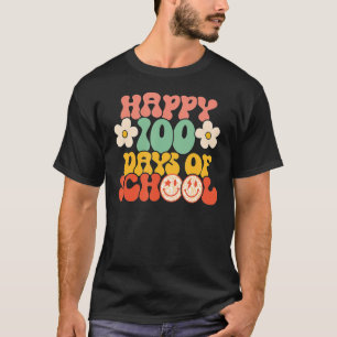 Camiseta Felices 100 Días De Escuela 100 Días Más Inteligen