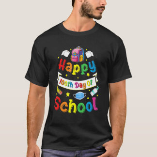 Camiseta Felices 100 Días De Escuela Para Profesores Y Estu