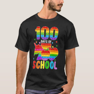 Camiseta Felices 100 días de escuela y aún así Poppin 100th