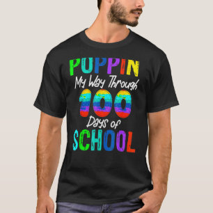 Camiseta Felices 100 días de escuela y aún así Poppin 100th