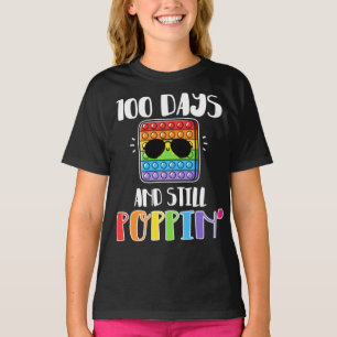 Camiseta Felices 100 días de escuela y aún así Poppin 100th