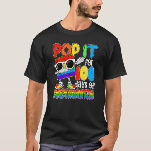 Camiseta Felices 100 días de jardín de infancia escolar 100