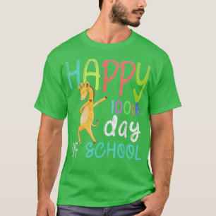Camiseta Felices 100 días del Día de la Escuela Dabbing Gir