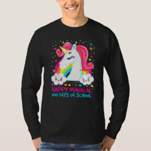 Camiseta Felices 100 Mágicos Días Escolares De Idea De Unic