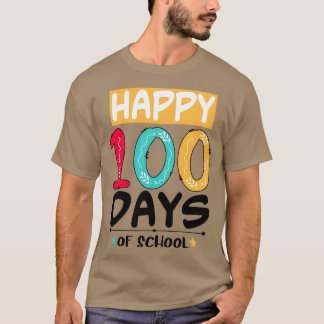 Camiseta Felices 100 salvajes días de colegio para el pegat