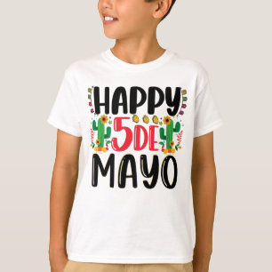 Camiseta Felices 5 de Mayo Hombres Festividades Mexicanas