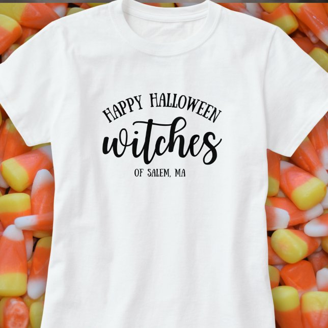 Camiseta Felices brujas de Halloween Black (Subido por el creador)