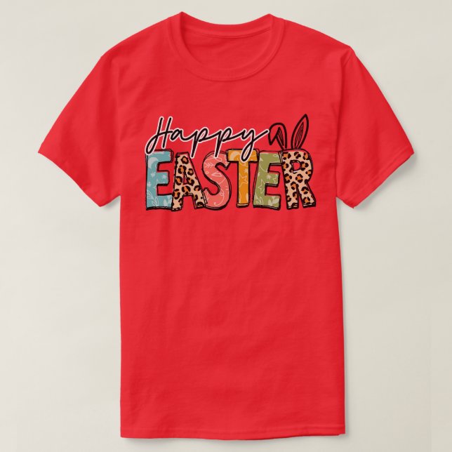 Camiseta Felices conejitas de Pascua (Diseño del anverso)