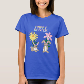 Camiseta Felices conejitas de Pascua